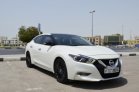 White Nissan Maxima 2017 for rent in Dubai 1